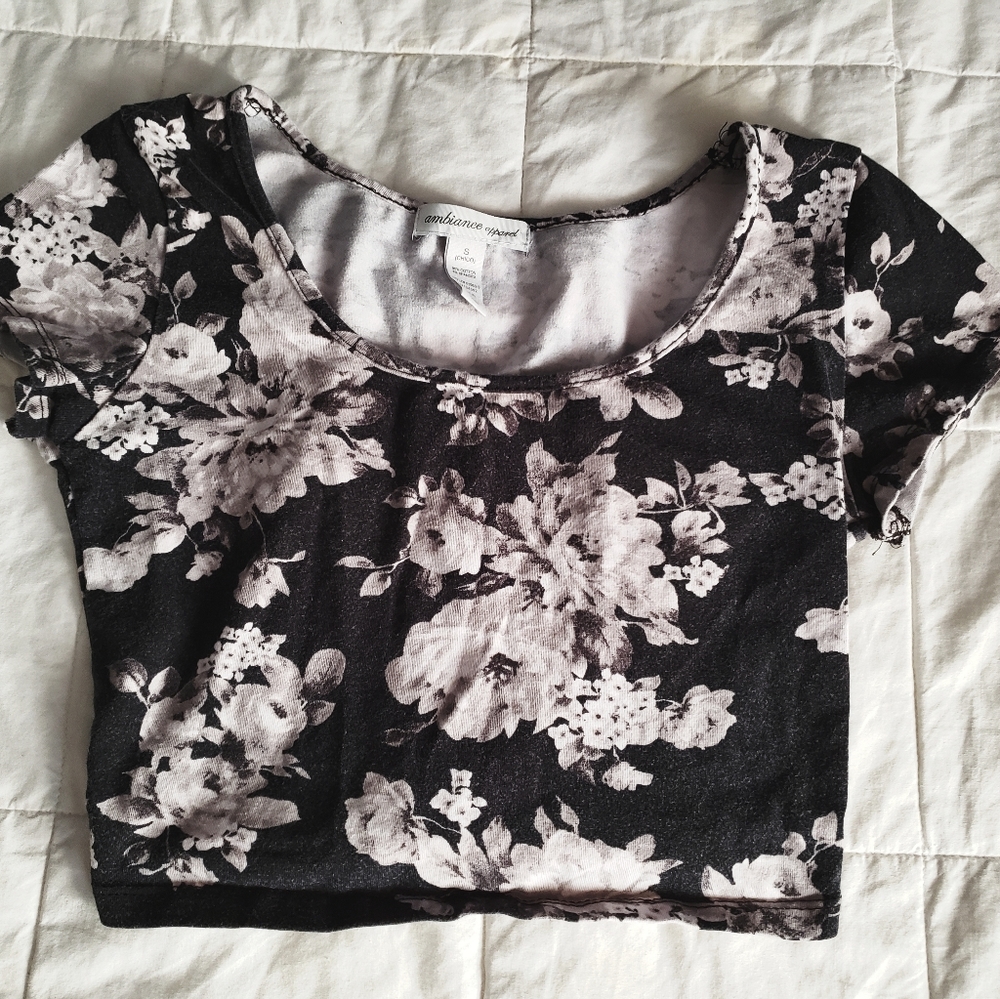 Floral crop top